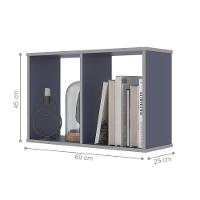 Conjunto Nichos 2 Compartimento Chicago Azul - 2