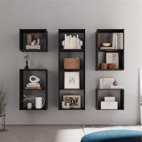 Conjunto Nichos 10 Compartimento Alfa Preto Onix - 2