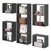 Conjunto Nichos 10 Compartimento Alfa Preto Onix - 3