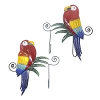 Gancho De Ferro Duplo Para Chapeu Bolsa Bone Enfeite Arara Vermelha Pendura Kit Com 2 (Pt-C-J) - 3