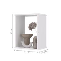 Kit Nichos 7 Compartimento Canada Branco