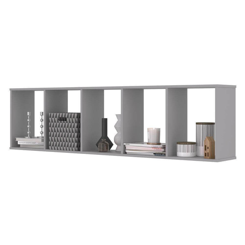 Kit Nichos 5 Compartimento Flórida Cinza - 1