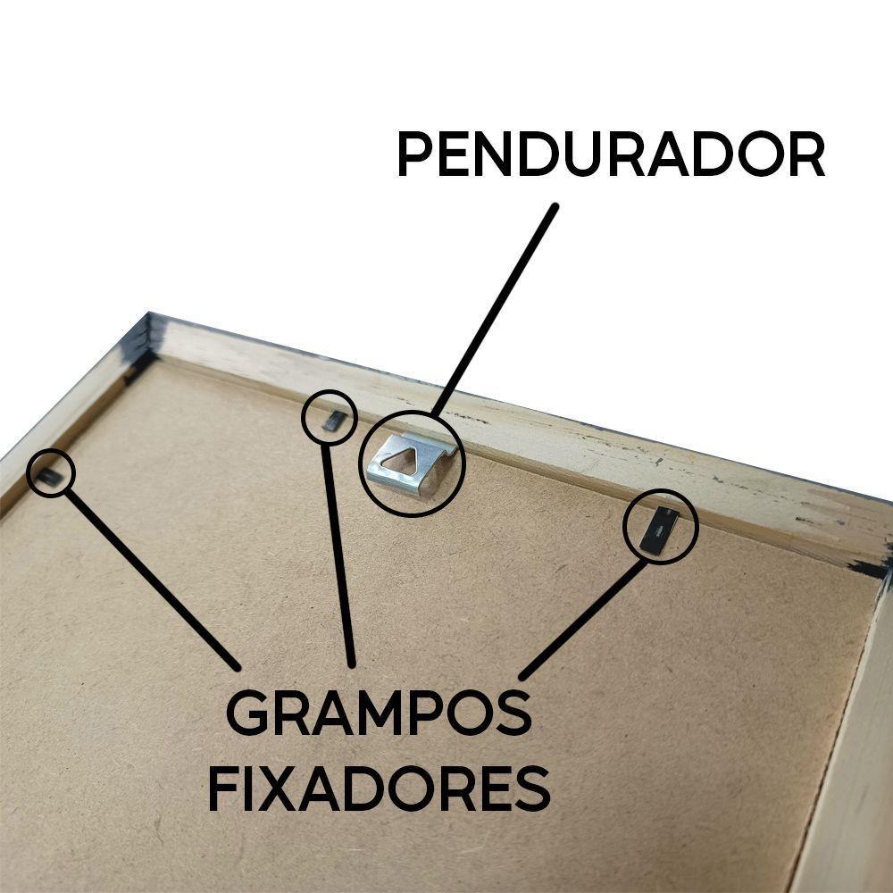 Quadro Decorativo Cozinha Café Manhã Padaria 20X20Cm Kit 4Un Titulo Moldura Marfim - 3