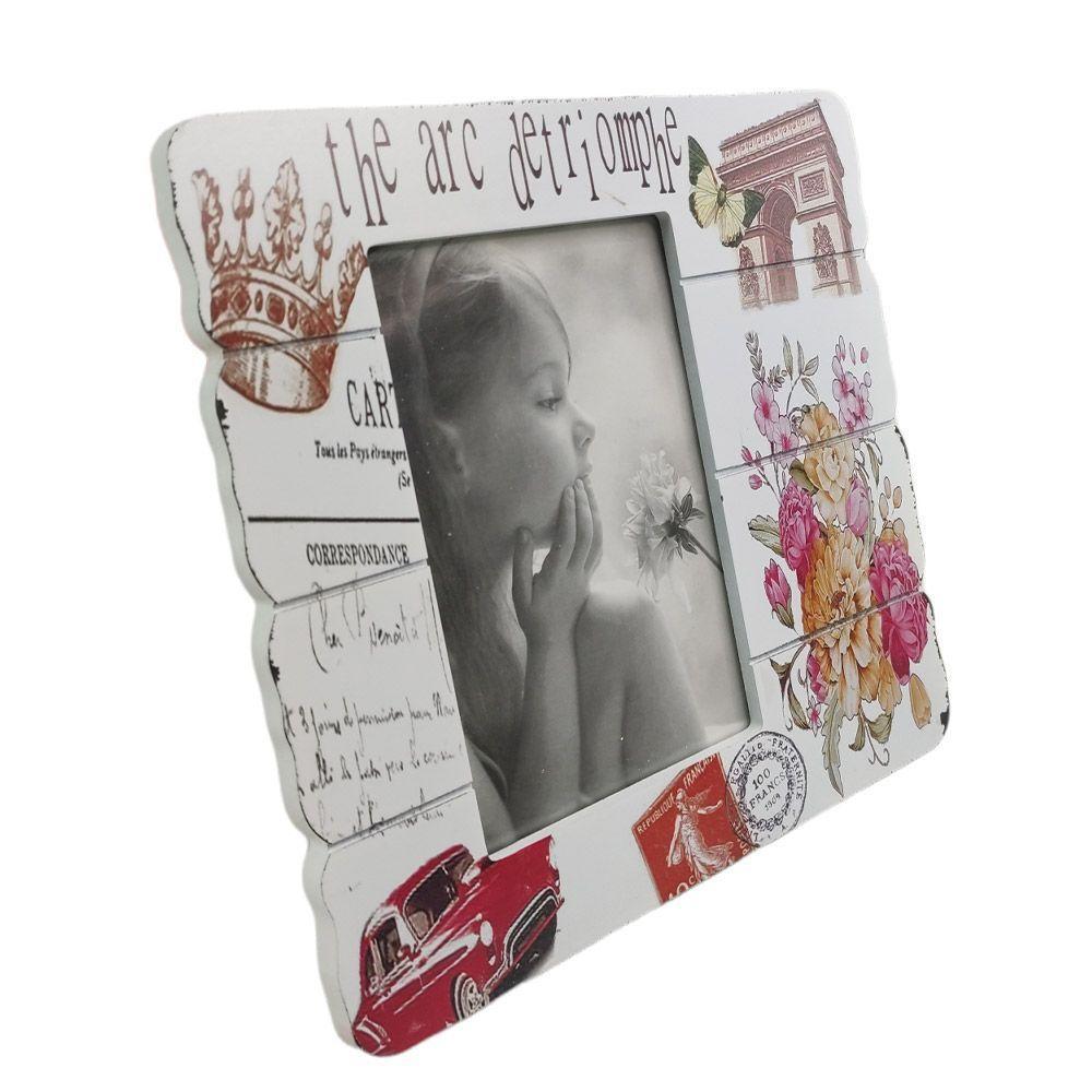 Porta Retrato 10X15 Kit 2 Unidades Moldura Arco Do Triunfo - 5