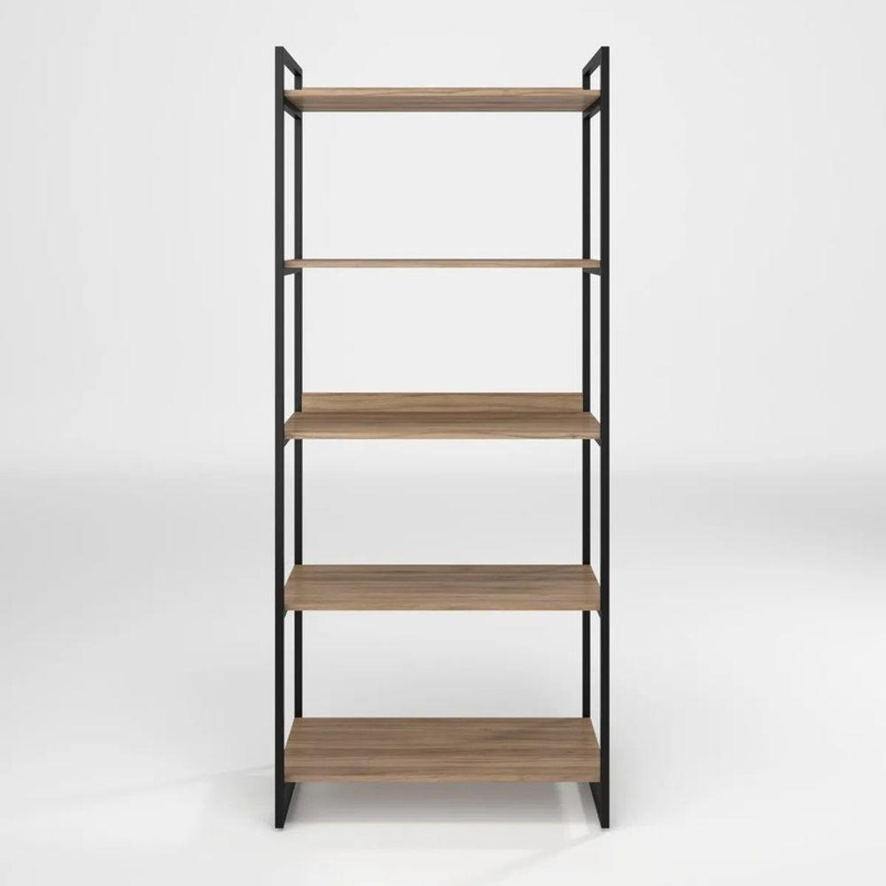 Prateleira De Ferro E Madeira Estilo Industrial Sala Quarto - 1