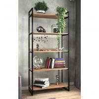 Prateleira De Ferro E Madeira Estilo Industrial Sala Quarto