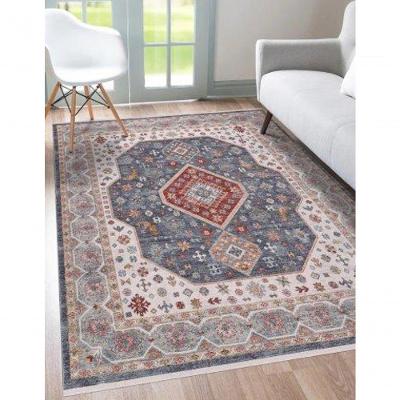 Tapete Turco Para Sala Coliseo 06 -250 X 310Cm Cinza