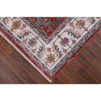 Tapete Turco Para Sala Coliseo 04- 200 X 250Cm Vermelho E Cinza - 6