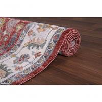 Tapete Turco Para Sala Coliseo 04- 200 X 250Cm Vermelho E Cinza - 8