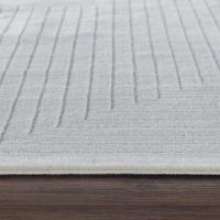 Tapete Turco Sala Sofisticato 02- 200 X 250Cm Off White/Cinza