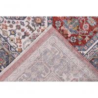 Tapete Turco Para Sala Coliseo 05- 140 X 200Cm Cinza E Vermelho - 7