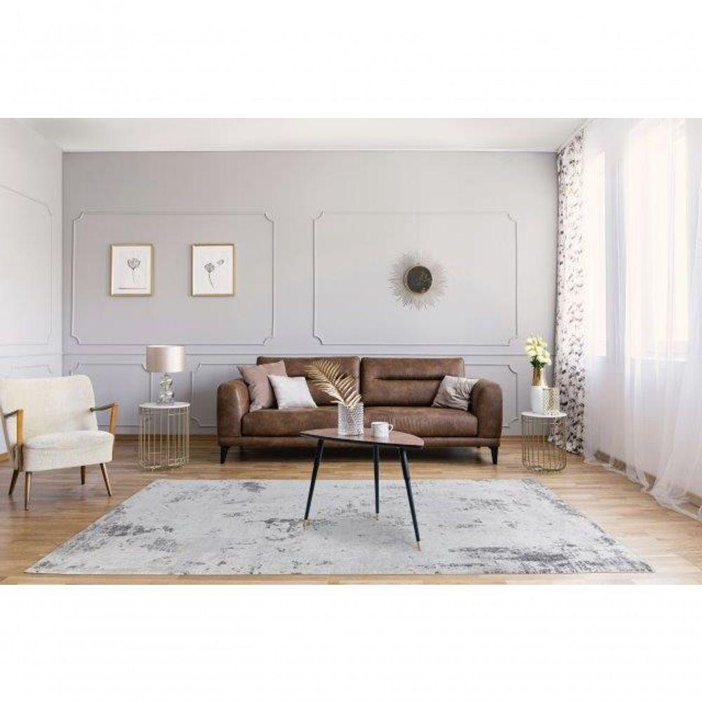 Tapete Turco Para Sala Magnifique 03 - 200 X 250 Cm - Bege E Cinza - 1