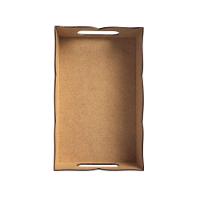 Bandeja Volteada Para Café Da Manhã 100% Mdf (24x15x05) Mdf Cru - 2