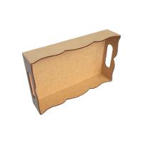 Bandeja Volteada Para Café Da Manhã 100% Mdf (24x15x05) Mdf Cru - 3