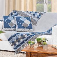 Xale Grécia Azul Valle Enxovais 5 Peças - 1