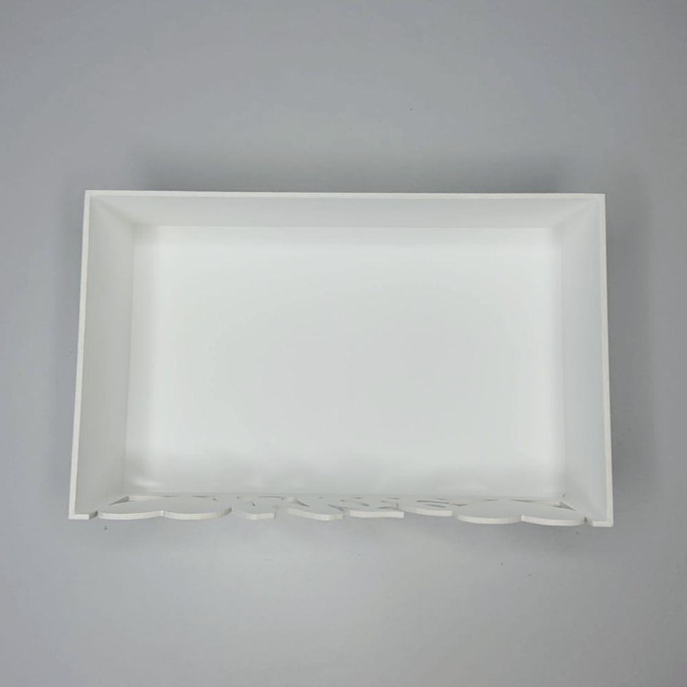 Bandeja Personalizada Mãe S/alça Para Café Da Manhã (24x15x05) Branco - 2