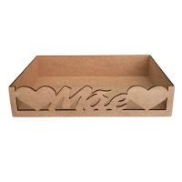 Bandeja Personalizada Mãe S/alça Para Café Da Manhã (24x15x05) Mdf Cru - 3