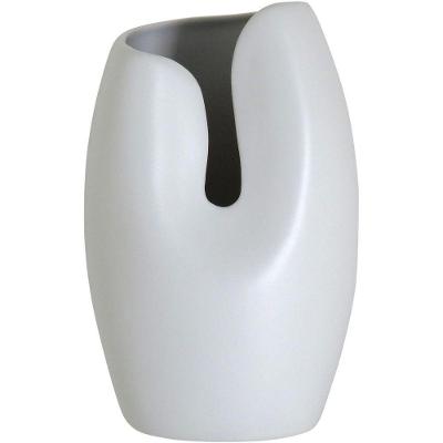 Cancan Vaso 25X16X12Cm Cerâmica Branco