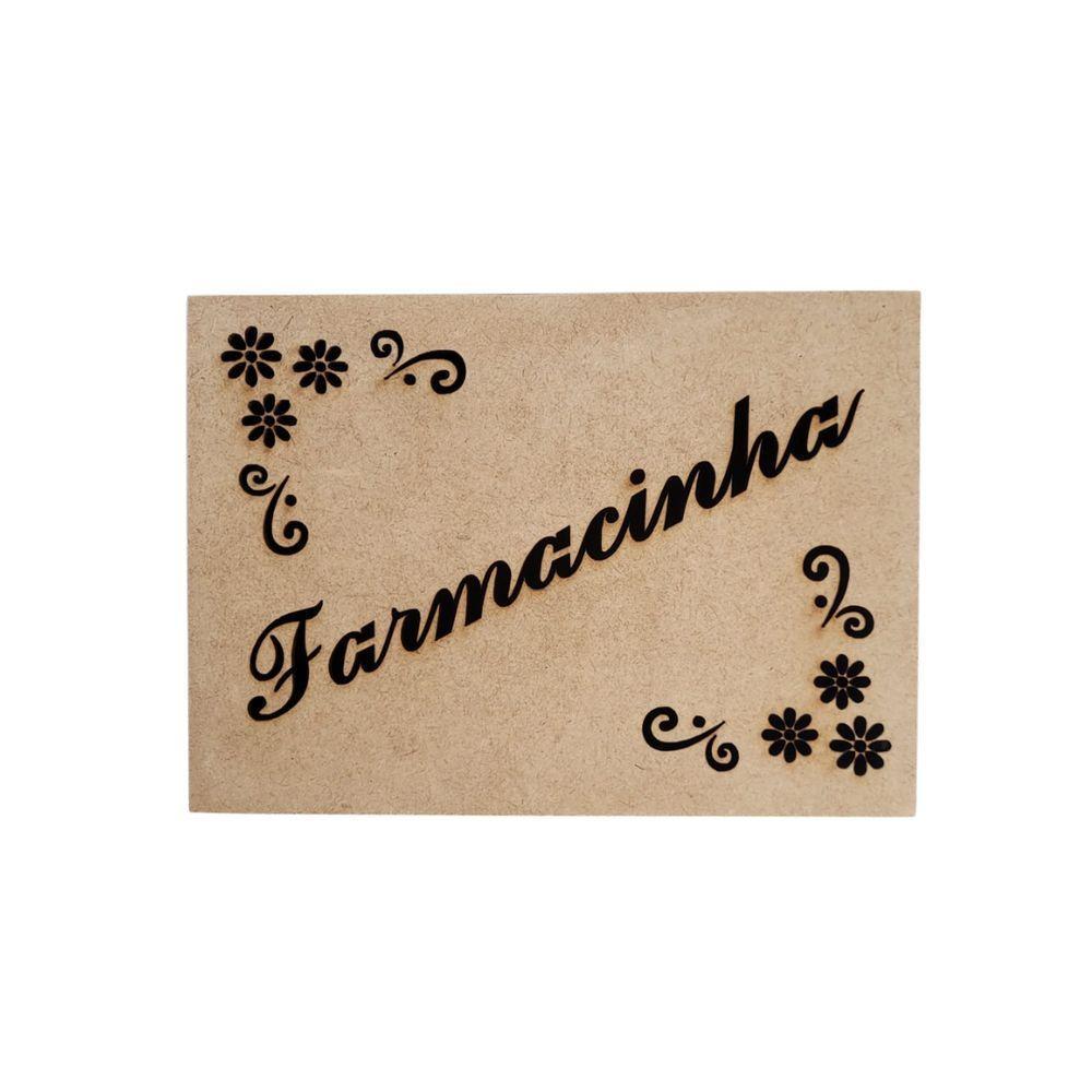 Caixa Personalizada Farmacinha 100% Mdf (17x12x08) Mdf Cru - 3