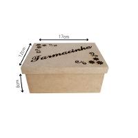 Caixa Personalizada Farmacinha 100% Mdf (17x12x08) Mdf Cru - 4
