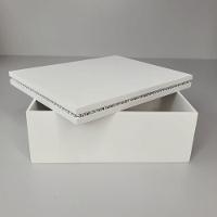 Caixa Personalizada Com Strass 100% Mdf (20x16x7,5) Branco