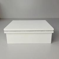 Caixa Personalizada Com Strass 100% Mdf (20x16x7,5) Branco - 5