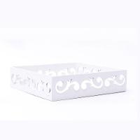 Bandeja Personalizada Para Café Da Manhã 100% Mdf (20x20x05) Branco - 1