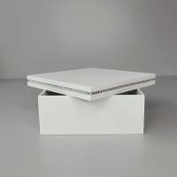 Caixa Personalizada Com Strass 100% Mdf (17x17x07) Branco - 5