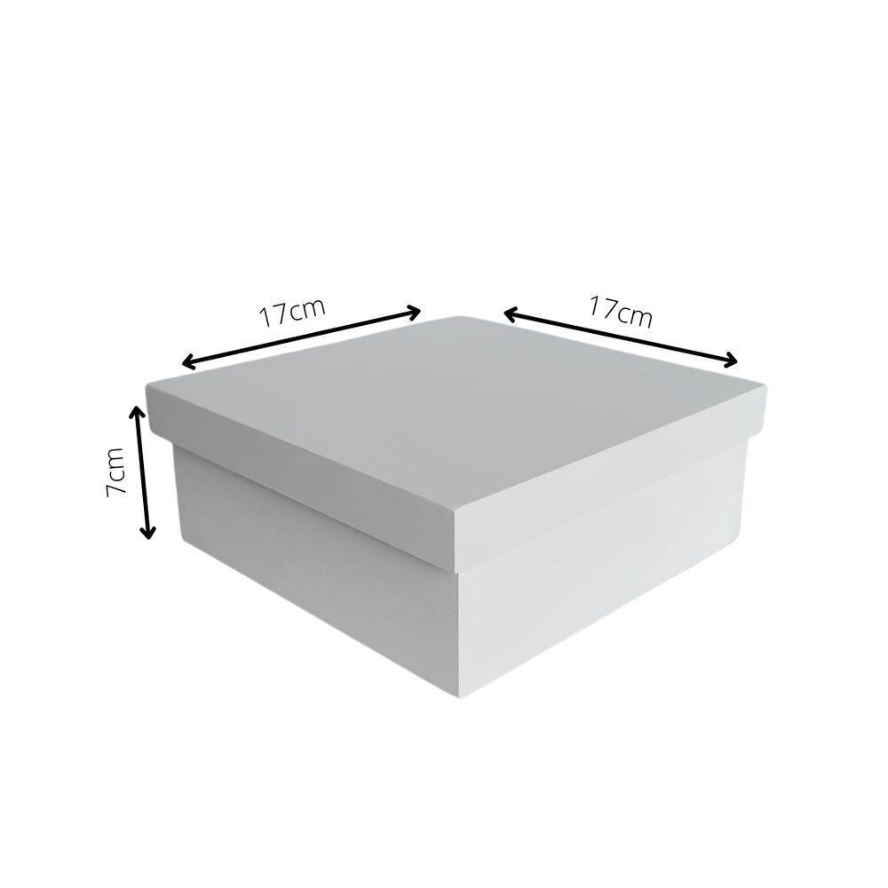 Caixa 100% Mdf (17x17x07) Branco - 5