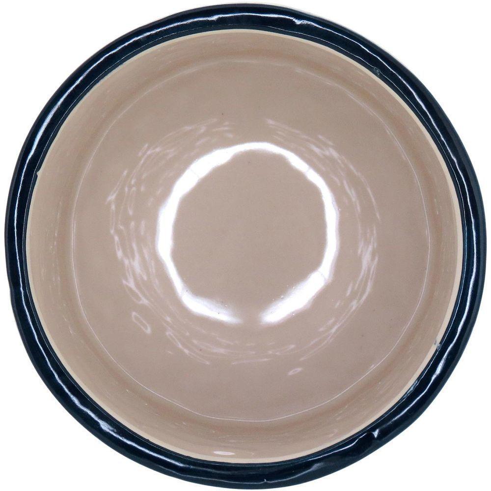 Cachepô 16X13X13Cm Cerâmica Azul - 3