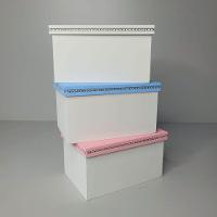 Caixa Personalizadas Para Duas Canecas Com Strass (18x12x10,5) Rosa/branco - 2