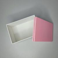 Caixa Personalizadas Para Duas Canecas Com Strass (18x12x10,5) Rosa/branco