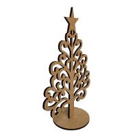 Enfeite árvore De Natal Em Mdf Cru (17x12) - 2