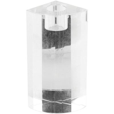 Espectrum Castiçal 12X7X5Cm Cristal Transp
