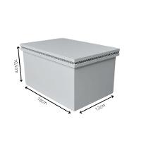 Caixa Personalizadas Para Duas Canecas Com Strass (18x12x10,5) Branco - 6