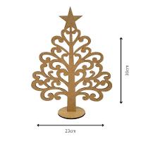 Enfeite árvore De Natal Em Mdf Cru (30x23) - 3