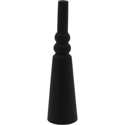 Galact Garrafa Decorativa 29X7X7Cm Cerâmica Preto