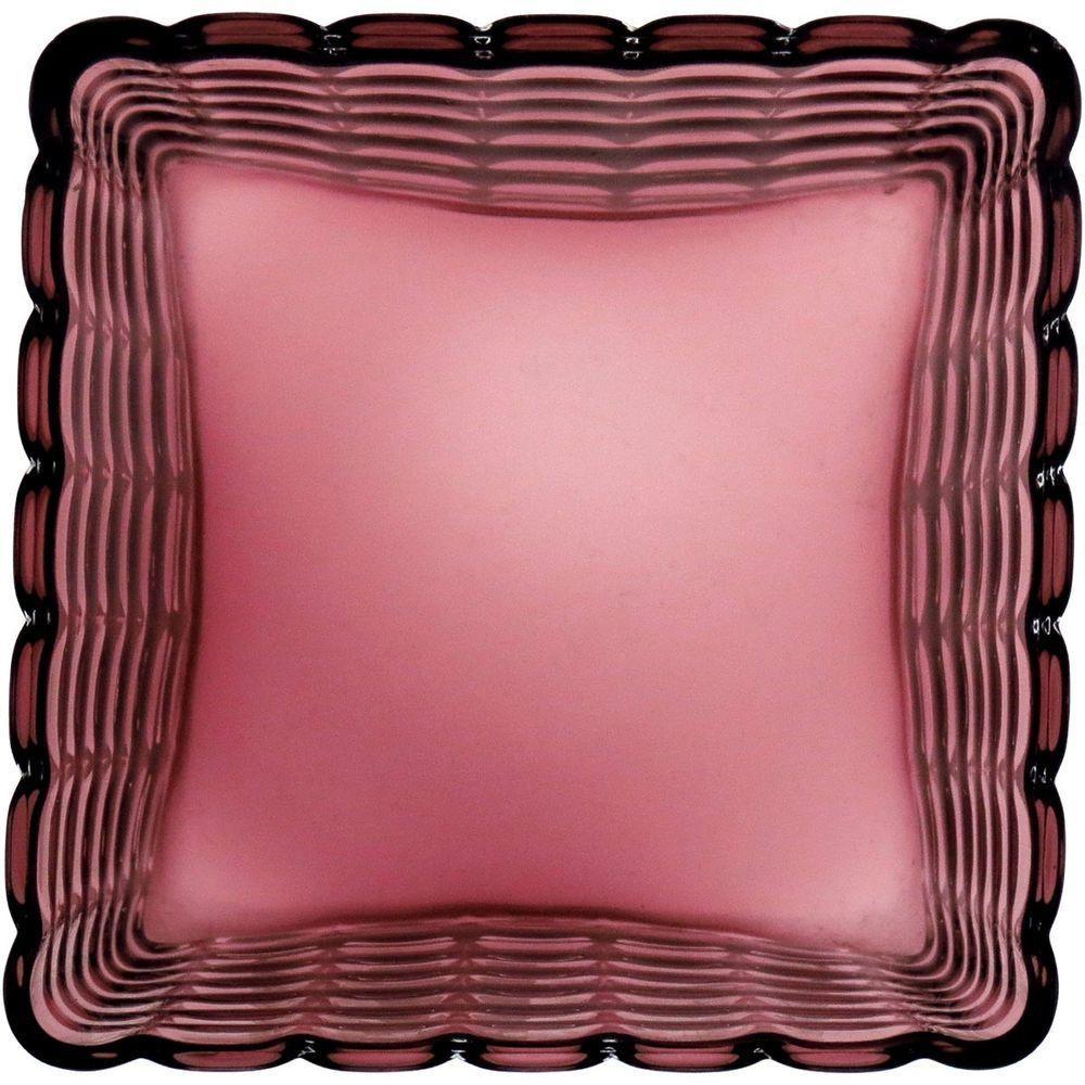 Kalil Vaso 13X13X13Cm Vidro Vermelho - 3