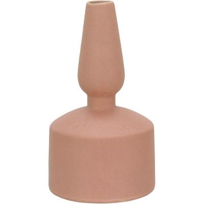 Galact Vaso 18X10X10Cm Cerâmica Rose