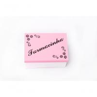 Kit Com 6un De Caixa Personalizada Farmacinha 100% Mdf (17x12x08) Rosa/branco - 1