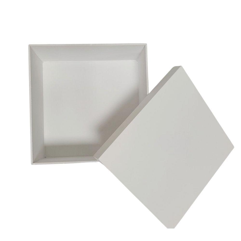 Kit Com 12un De Caixa 100% Mdf (19x19x09) Branco - 3