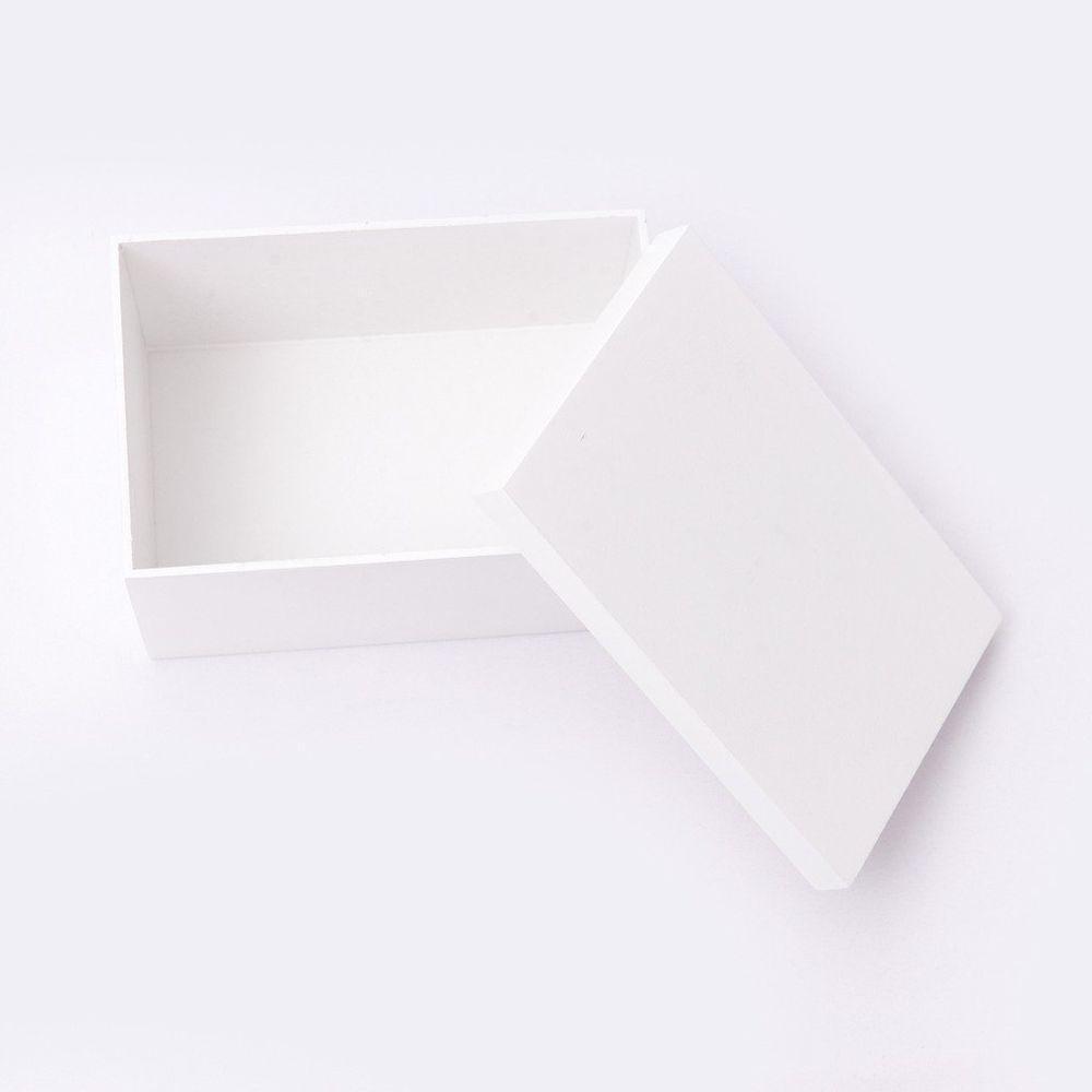 Kit Com 6un De Caixa Personalizada Para Duas Canecas 100% Mdf (18x12x10,5) Branco - 1