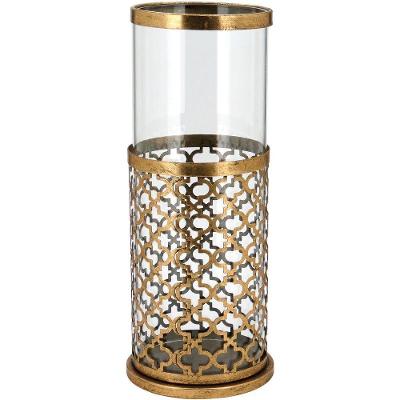 Liban Lanterna 42X17X17Cm Metal Dourado