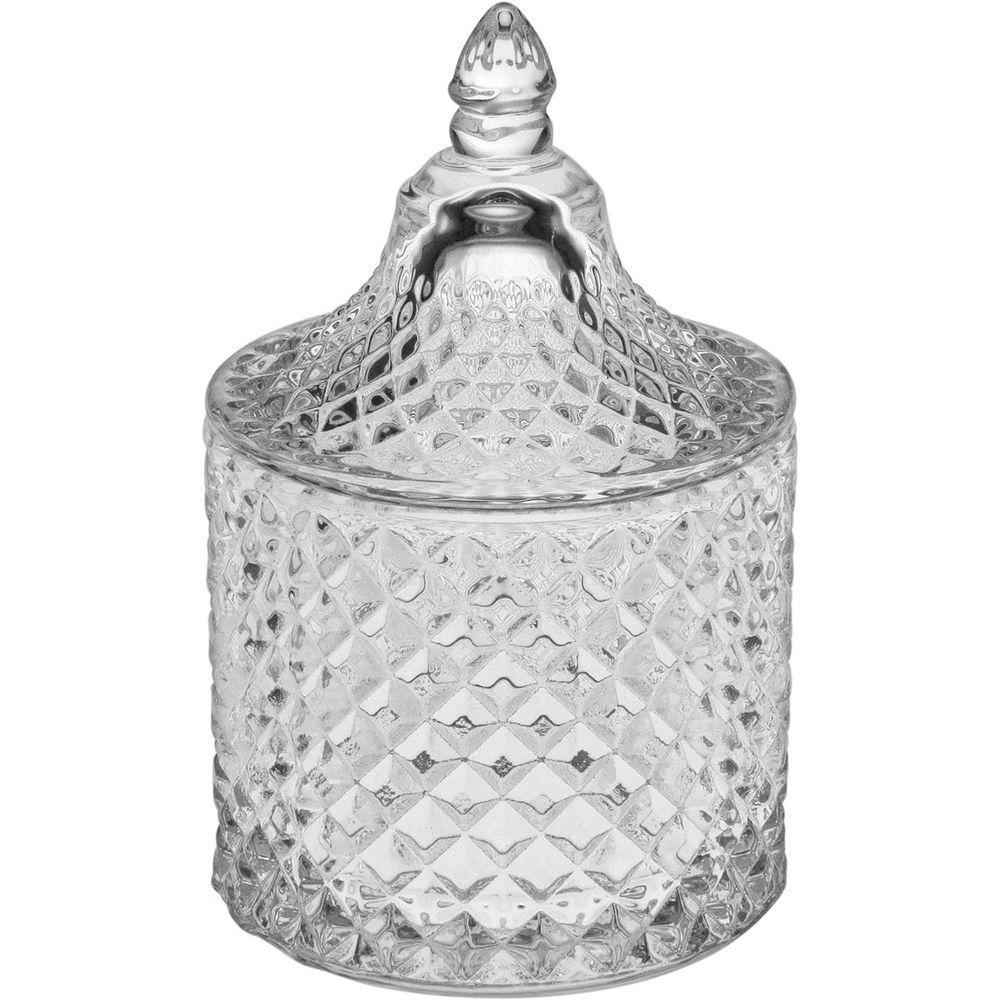 Potiche 10X6X6Cm Vidro Transp - 1