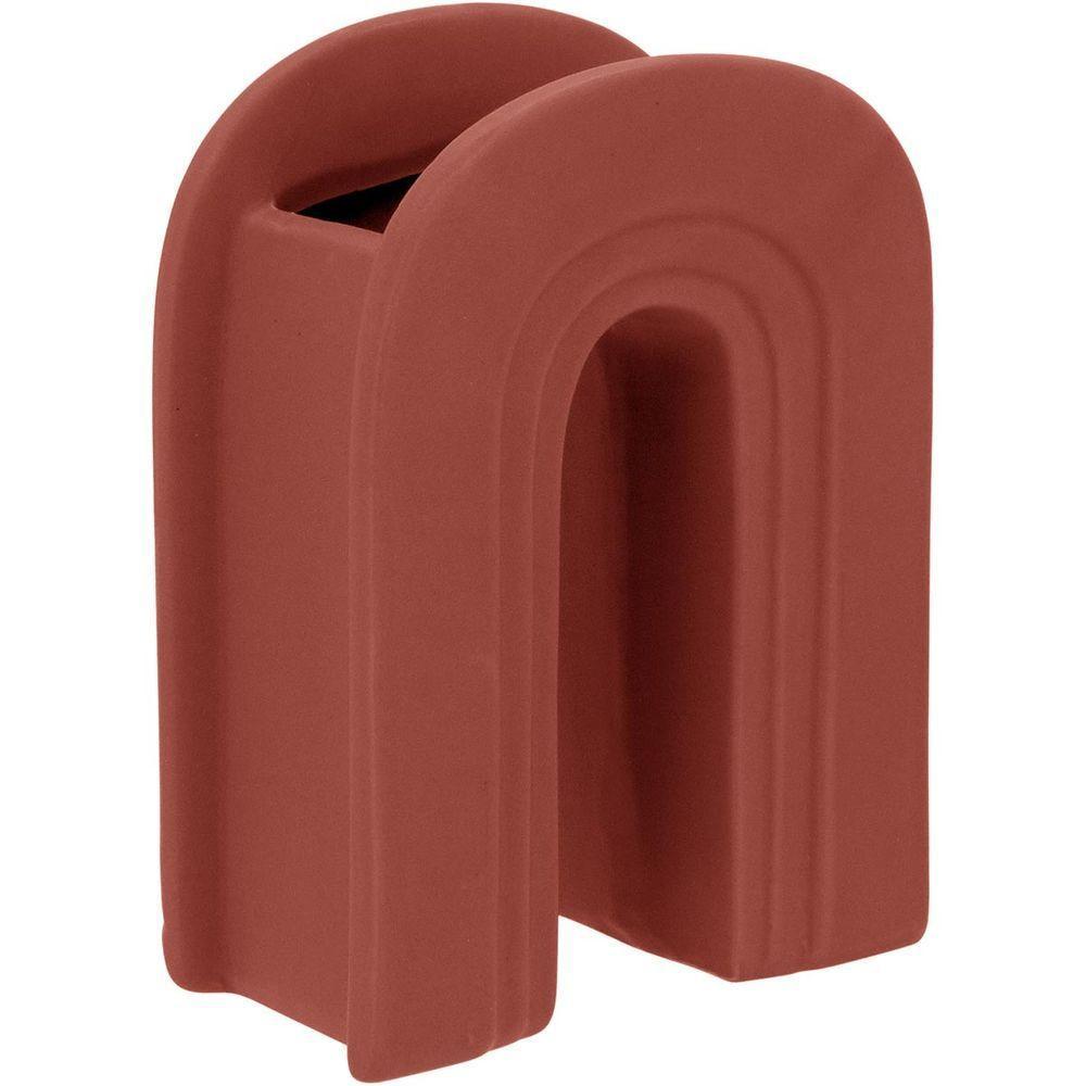 Opala Vaso 18X14X7Cm Cerâmica Coral - 1