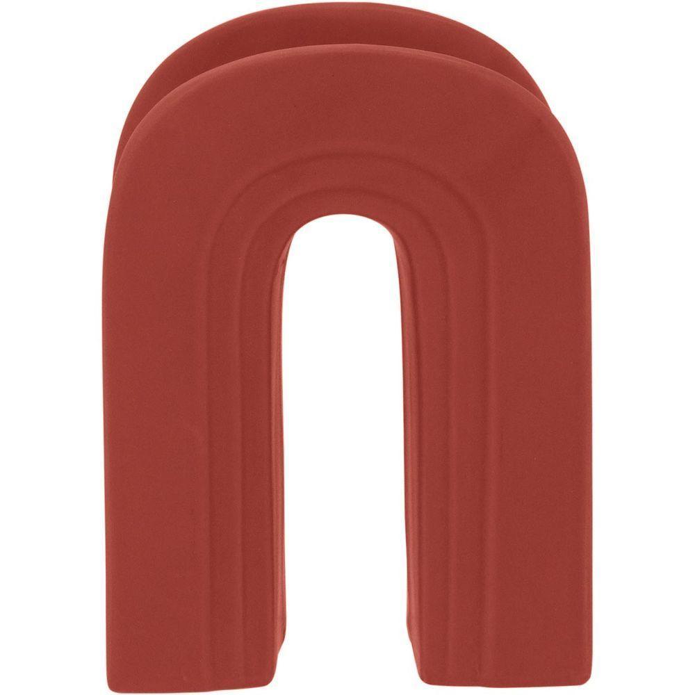 Opala Vaso 18X14X7Cm Cerâmica Coral - 4