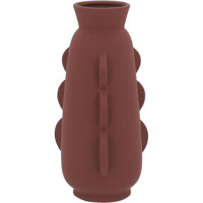 Luxor Vaso 28X14X14Cm Cerâmica Marrom