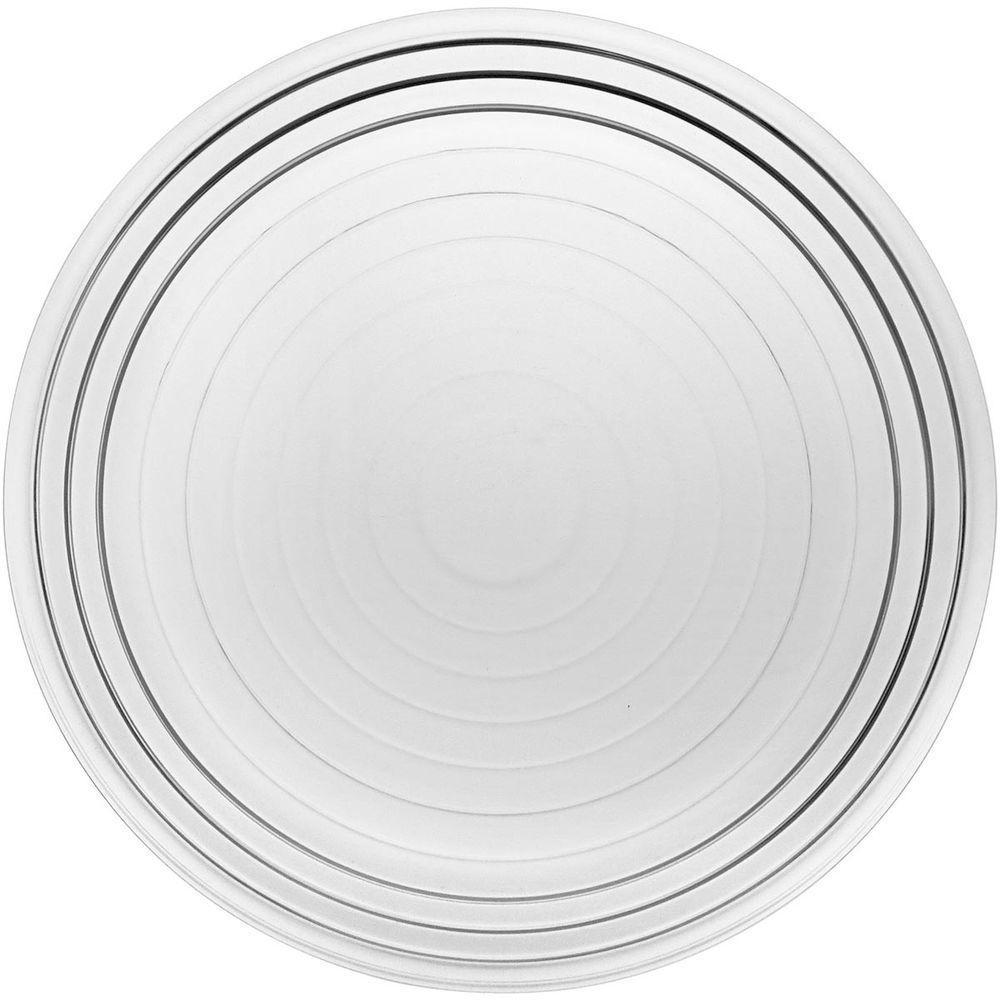 Pilar Centro Mesa 3X31X31Cm Vidro Transp - 2