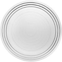 Pilar Centro Mesa 3X31X31Cm Vidro Transp - 2