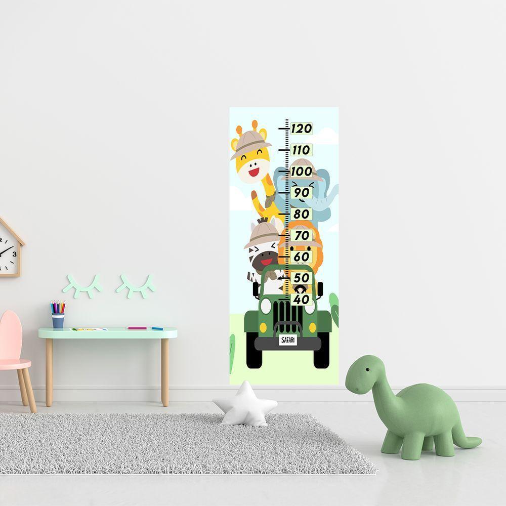 Régua De Crescimento Animais Safari - 2